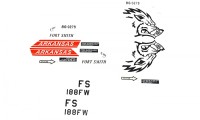 Decal for F16 Fighting Falcon RC EDF Jet (SMLXF16-07)